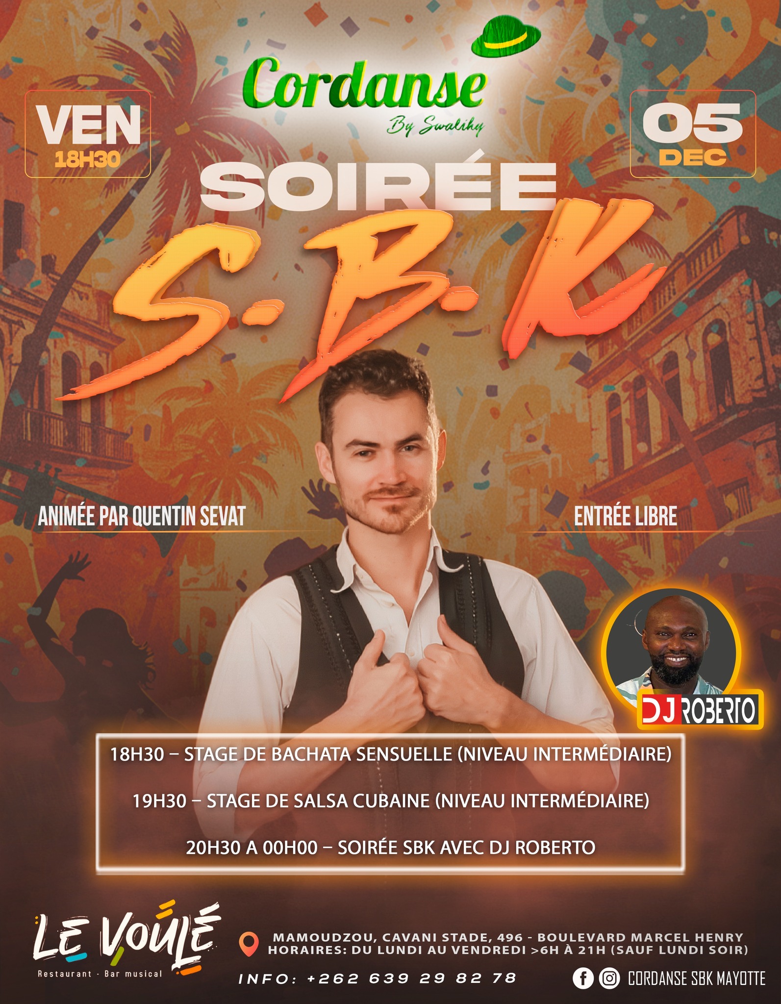 SOIRÉE SBK 1ER WEEK-END DU MOIS
