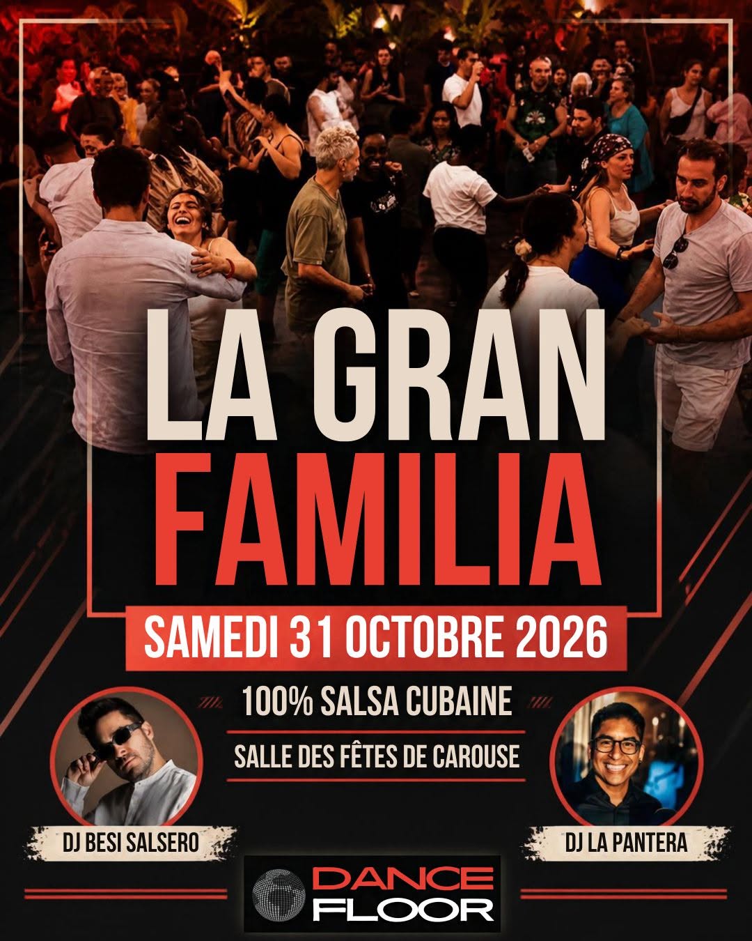 SOIRÈE SALSA LA GRAN FAMILIA 31 OCTOBRE