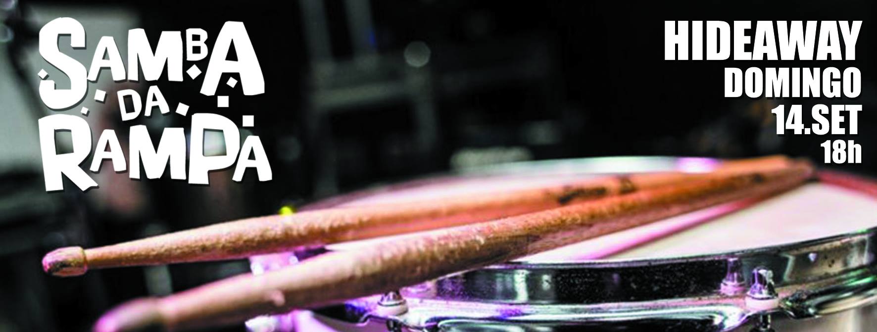 Hoje, Samba da Rampa com o Grupo Bangalô - em Laranjeiras