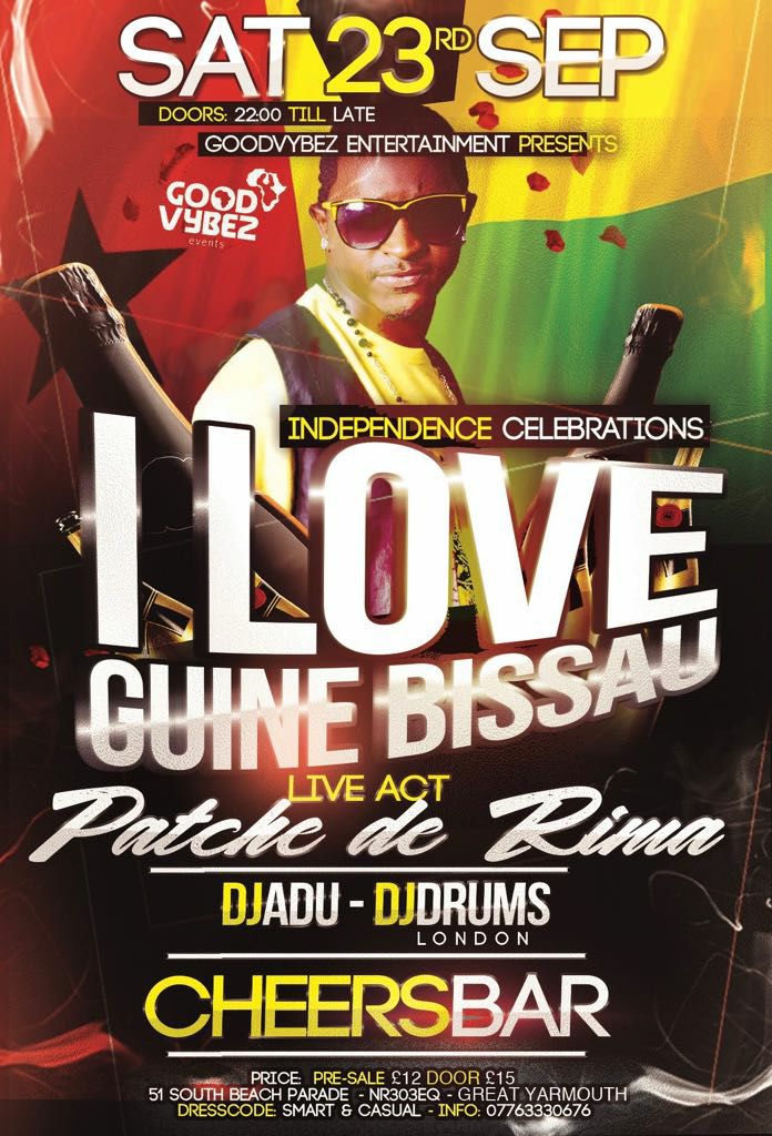 I Love GUINE Bissau Patche di Rima