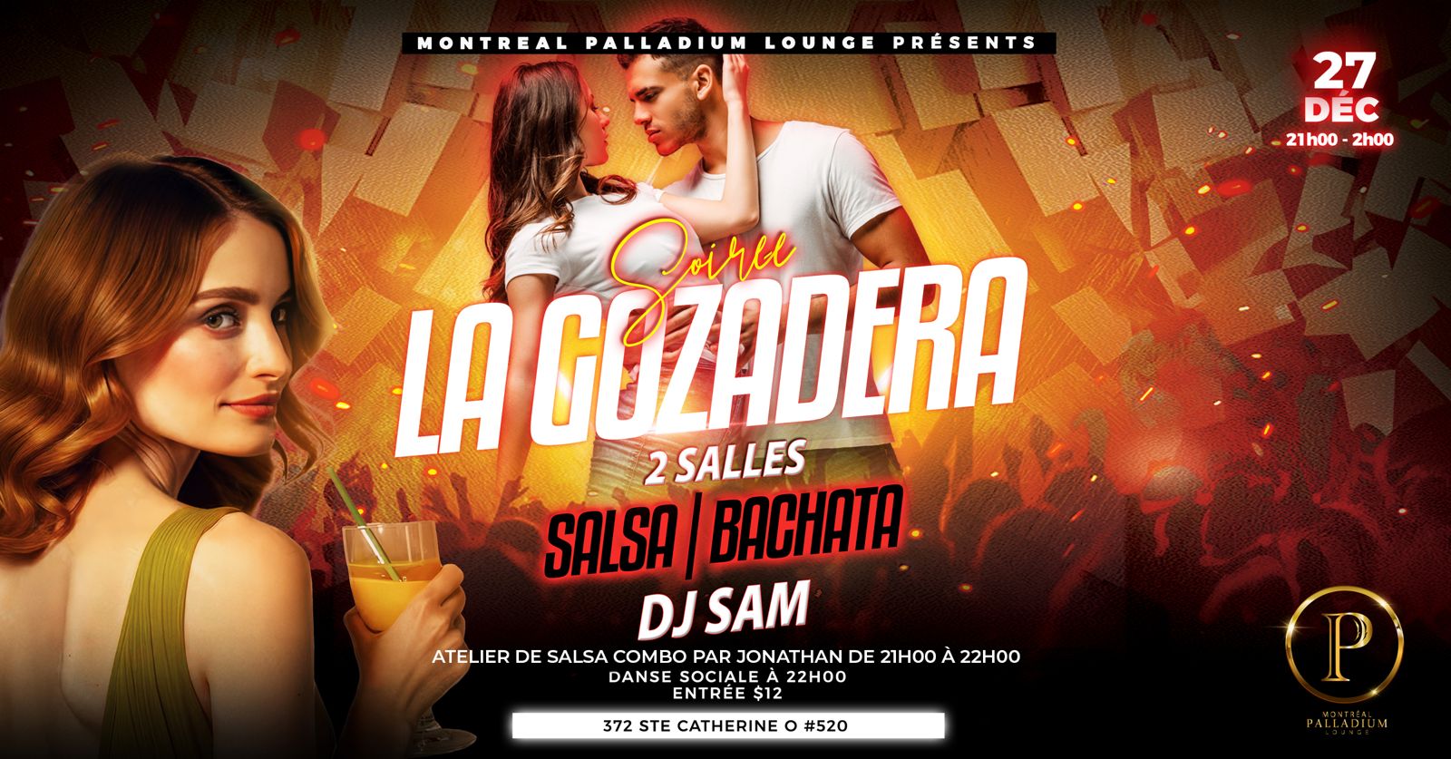 La Gozadera Soirée de Danse Vendredi DEC 27