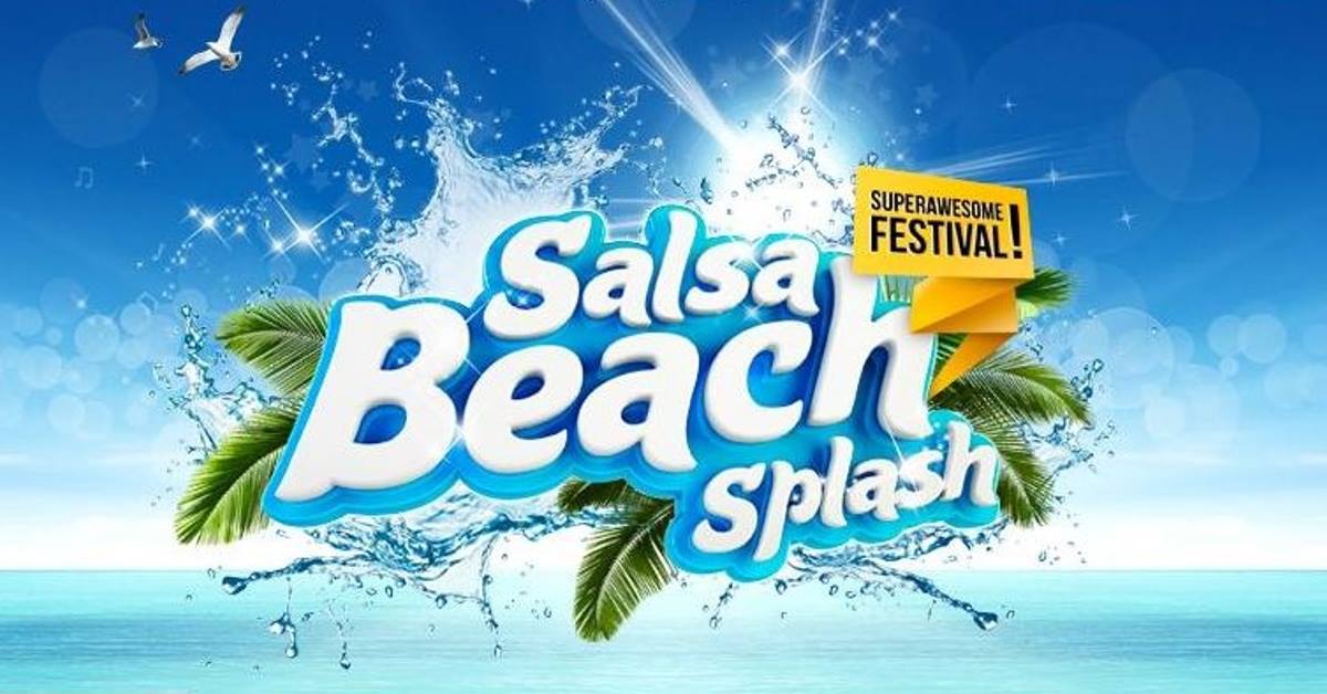 Dancers to the Salsa Beach Splash Festival