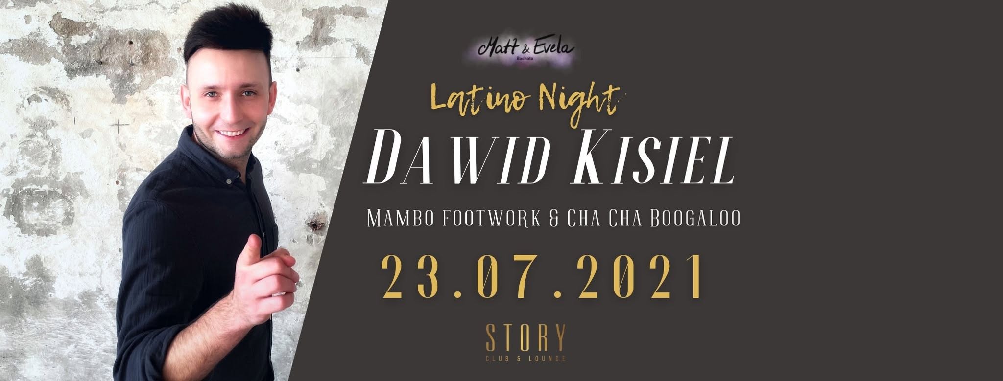 Dawid Kisiel w Story Mambo Workshops