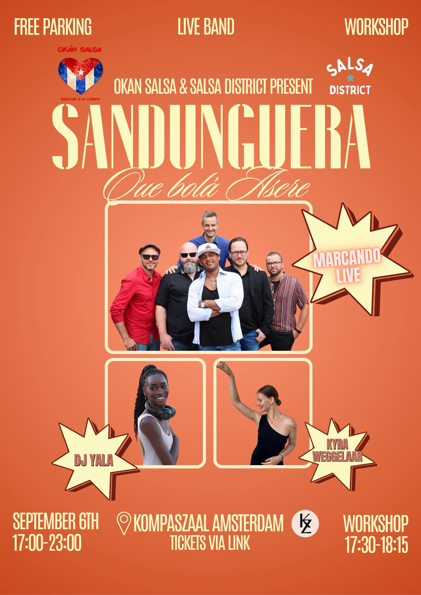 Marcando live @Sandunguera @Kompaszaal