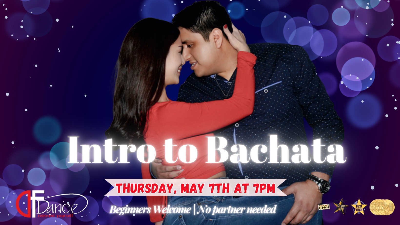 Dance your First Bachata!💃🕺🎉Beginners Welcome! No partner needed🙌