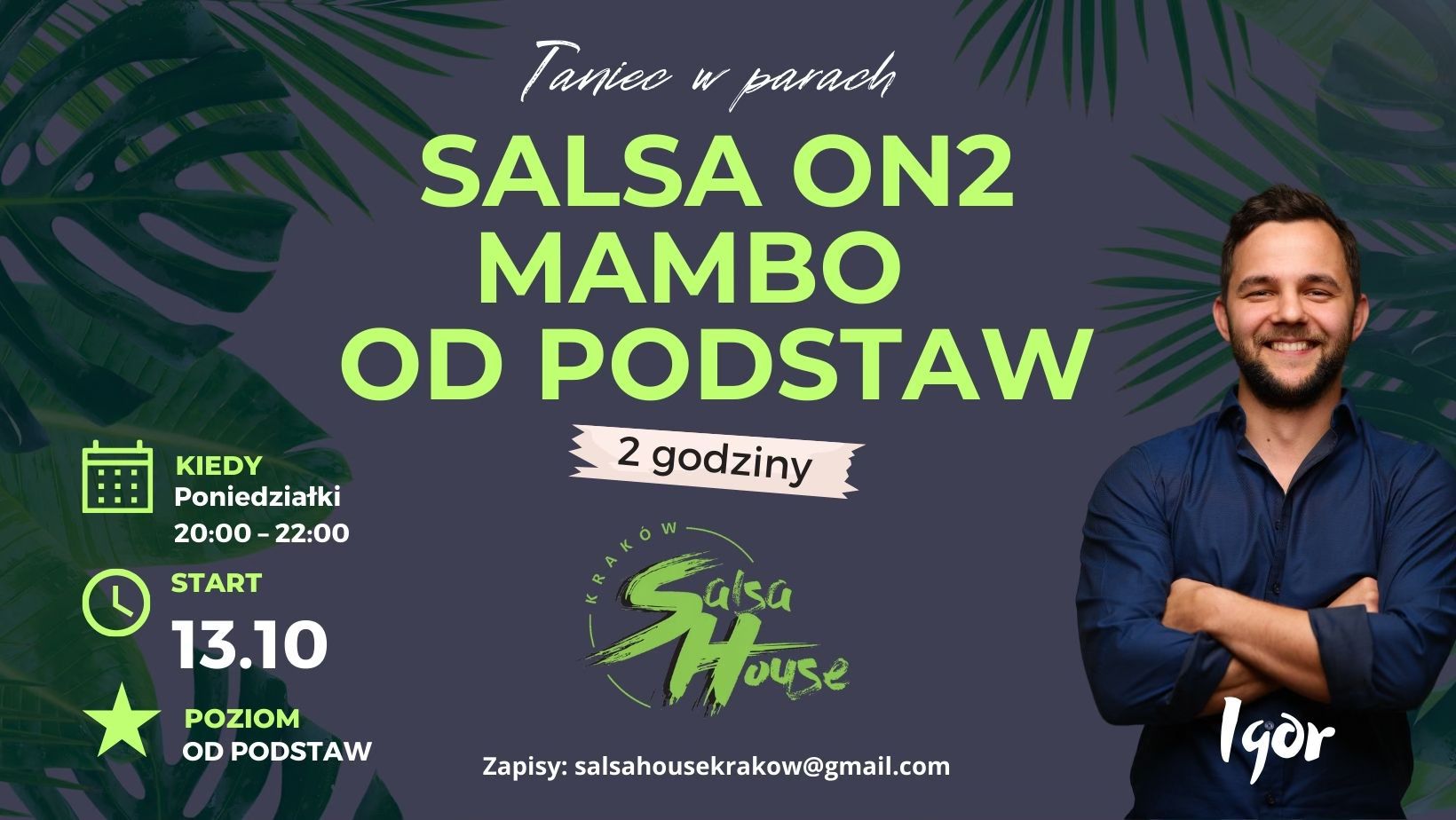 Salsa ON2 Mambo w parach od podstaw.