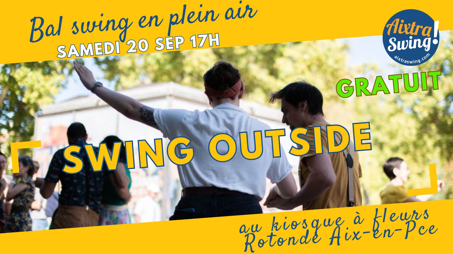 Swing outside à la Rotonde