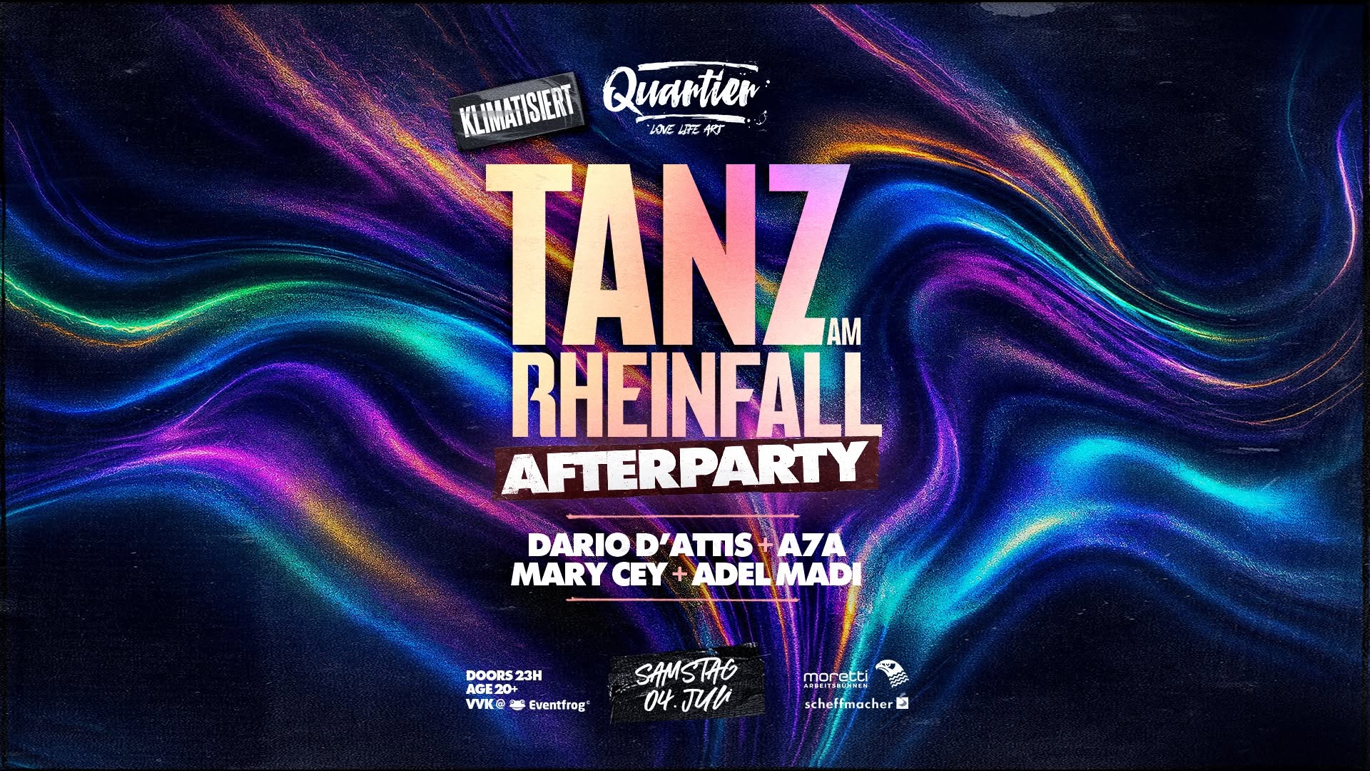 AFTERPARTY - TANZ AM RHEINFALL┃SA 04. JULI┃QUARTIER Klub