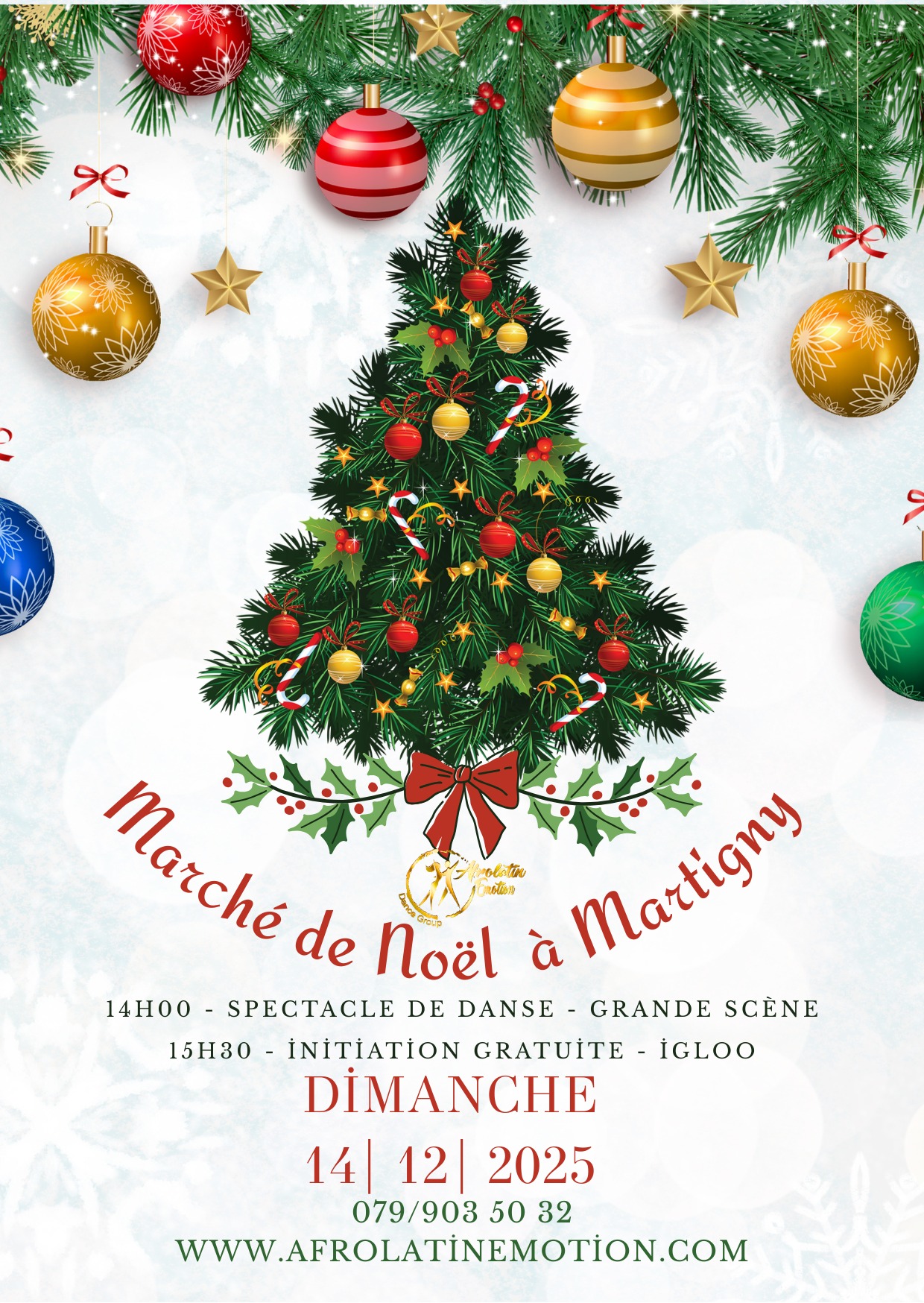 Spectacle de danses 💃🕺au Marché de Noël🎄 Martigny🎊