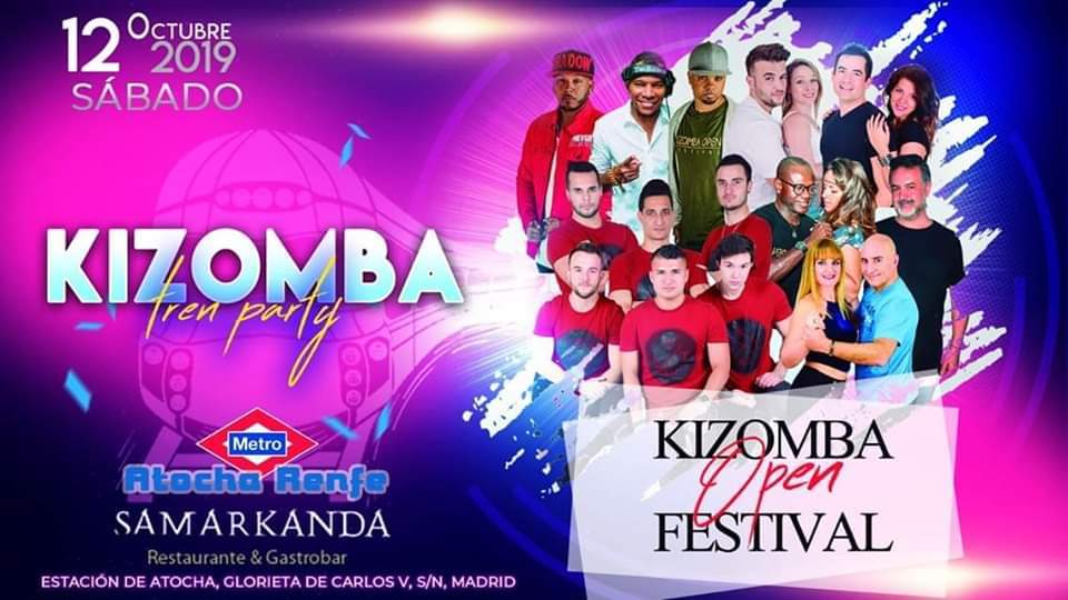 Kizomba Tren Party - Estación Atocha Madrid (Sábado 12 Octubre)