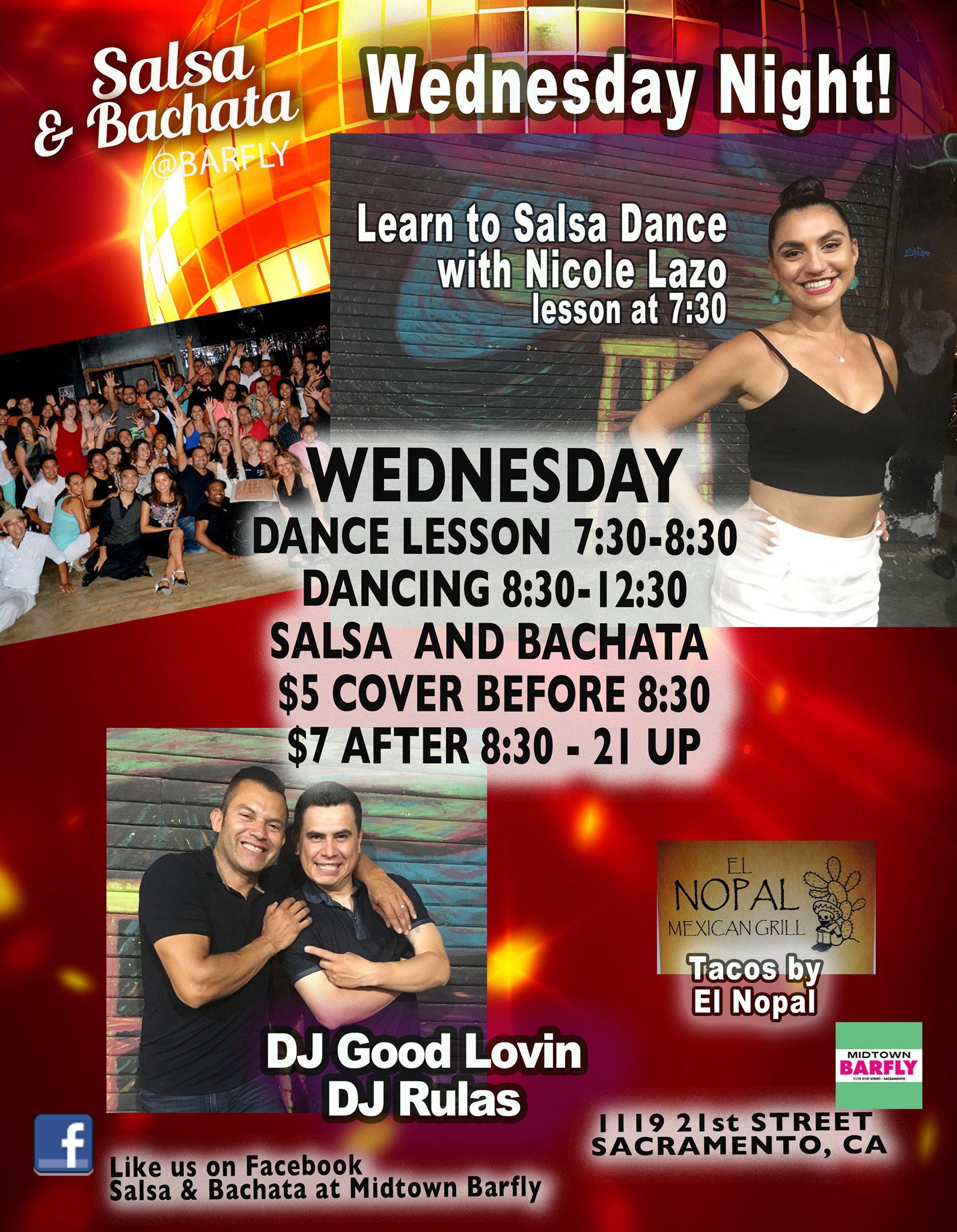 Wednesday Learn to Salsa Dance