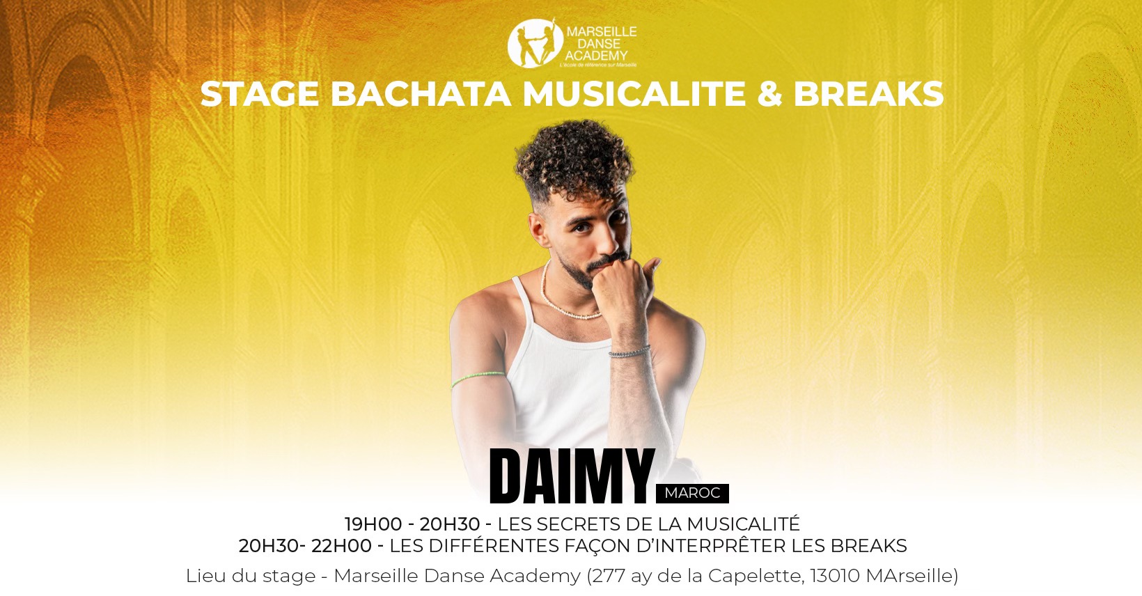 Stage : Bachata Break-Musicalité avec Daimy