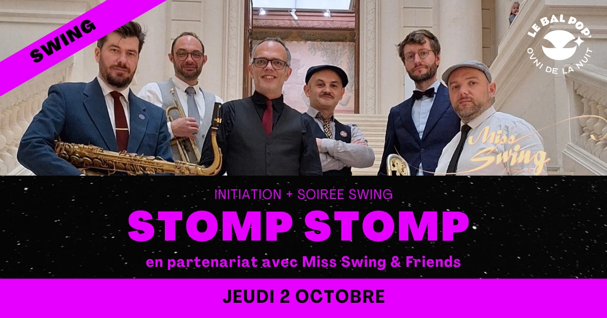 Initiation + Soirée Swing spéciale rentrée !💃 Avec Stomp Stomp