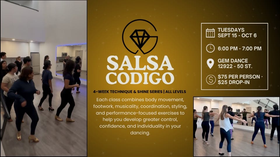 Salsa Codigo - 4wk Technique & Shine Series All Levels