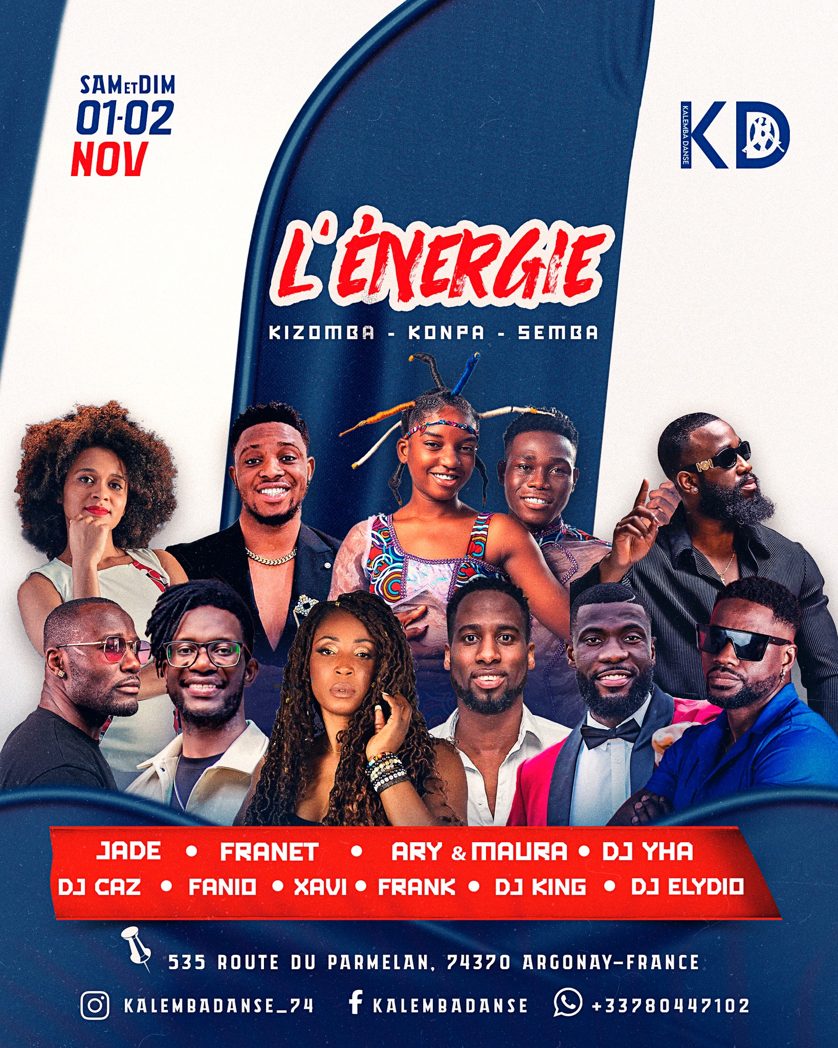 L’ÉNERGIE 100% KIZOMBA KONPA SEMBA 74