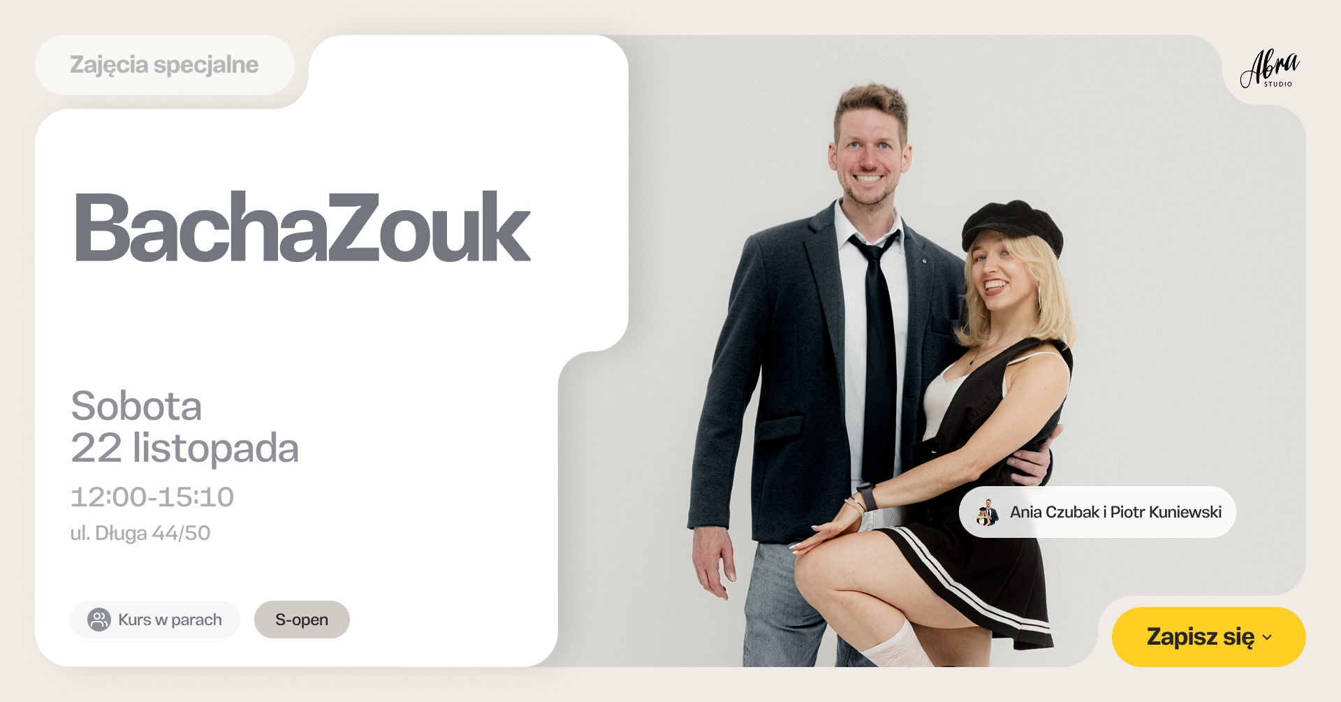 BachaZouk z Anią & Piotrem poziom S-open