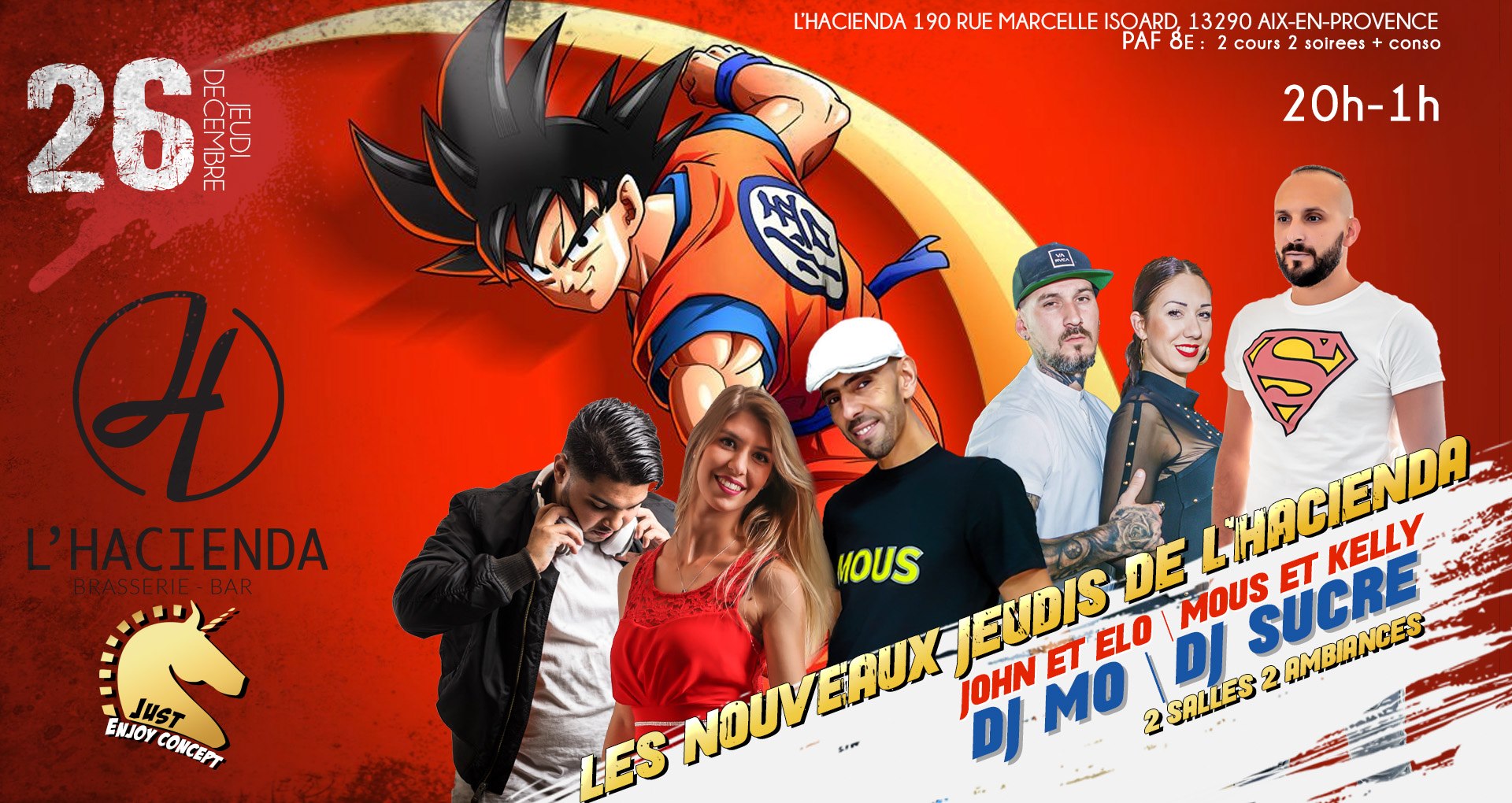 Les Nouveaux Jeudis de L'hacienda 26 Decembre