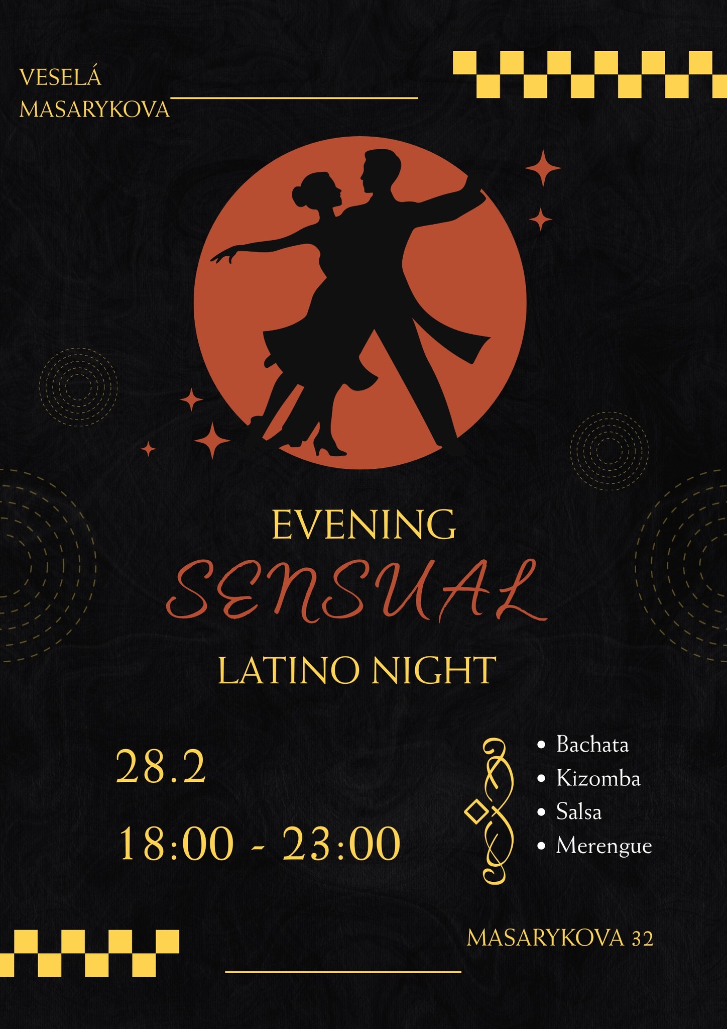 Evening Sensual Latino Saturday Dj Patricio