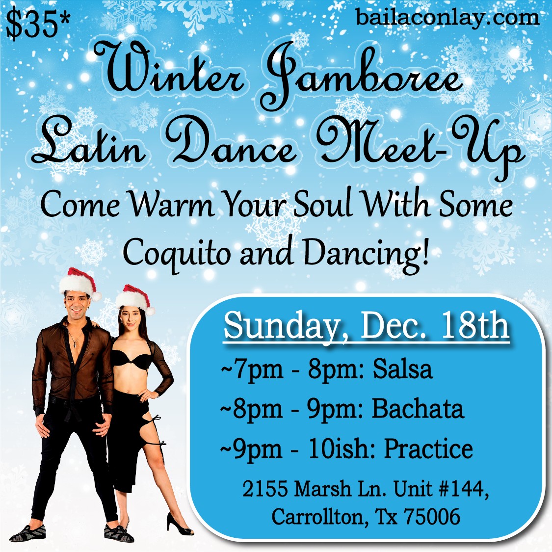 Winter Jamboree - Latin Dance Meet Up βοΈππΊπ½πΉ