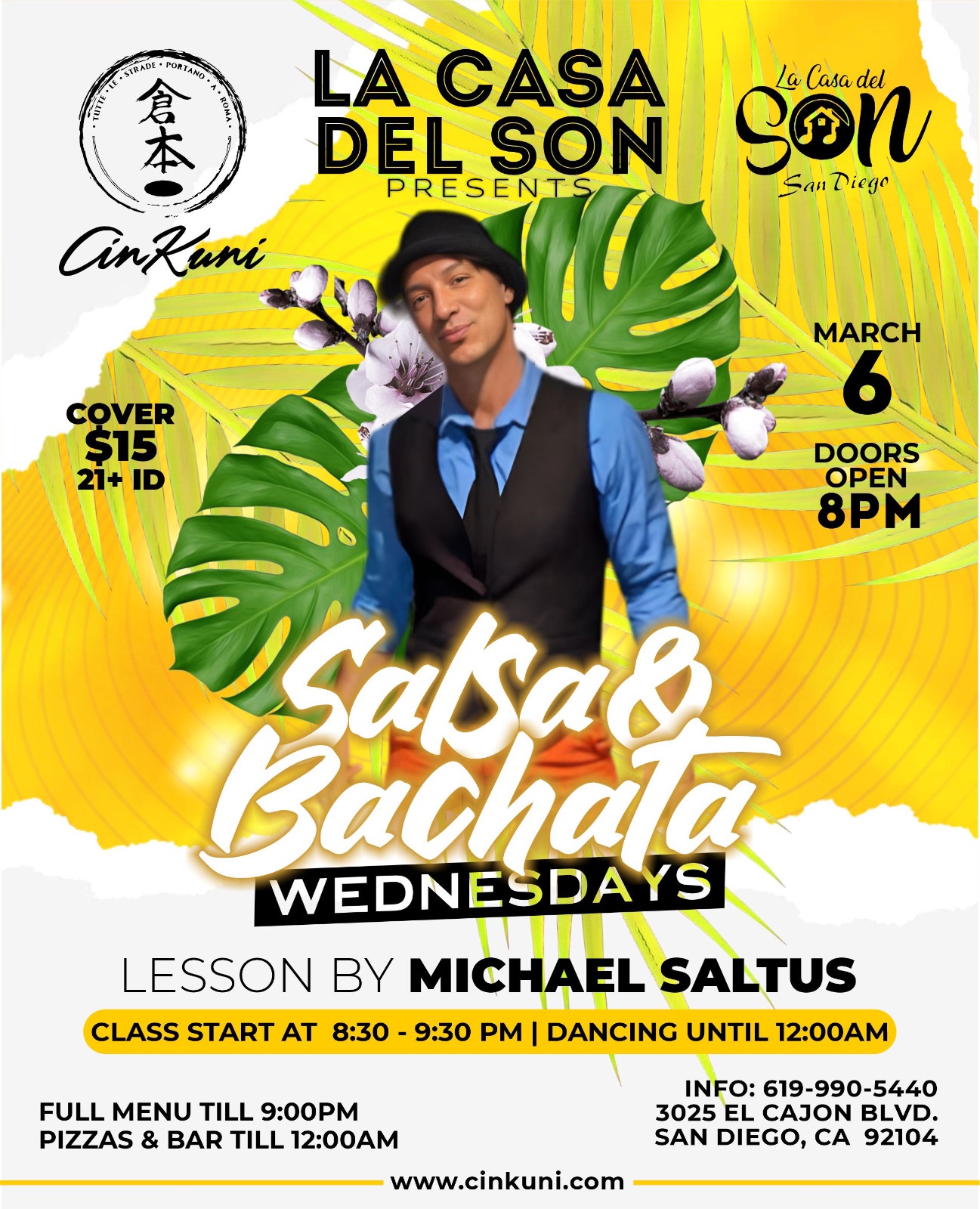 Salsa & Bachata Wednesdays @ Cinkuni