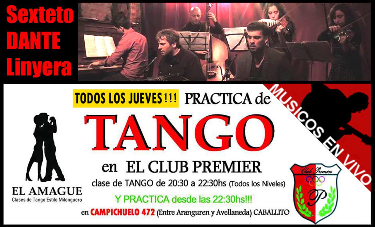 Este Jueves 13 Sexteto DANTE Linyera a las 23hs ! en La Garufa