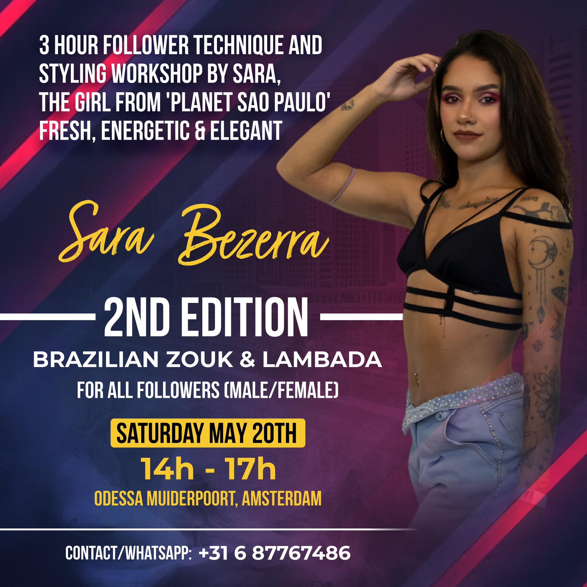3-Hour Follower Technique & Styling workshop by Sara Bezerra - Second Edition