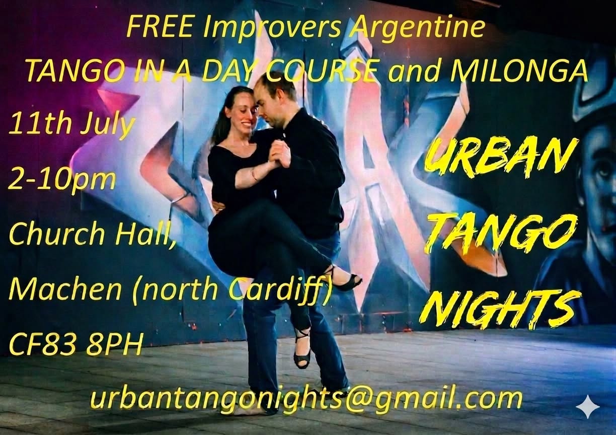FREE Improver Argentine Tango in a Day Course and Milonga (Cardiff)
