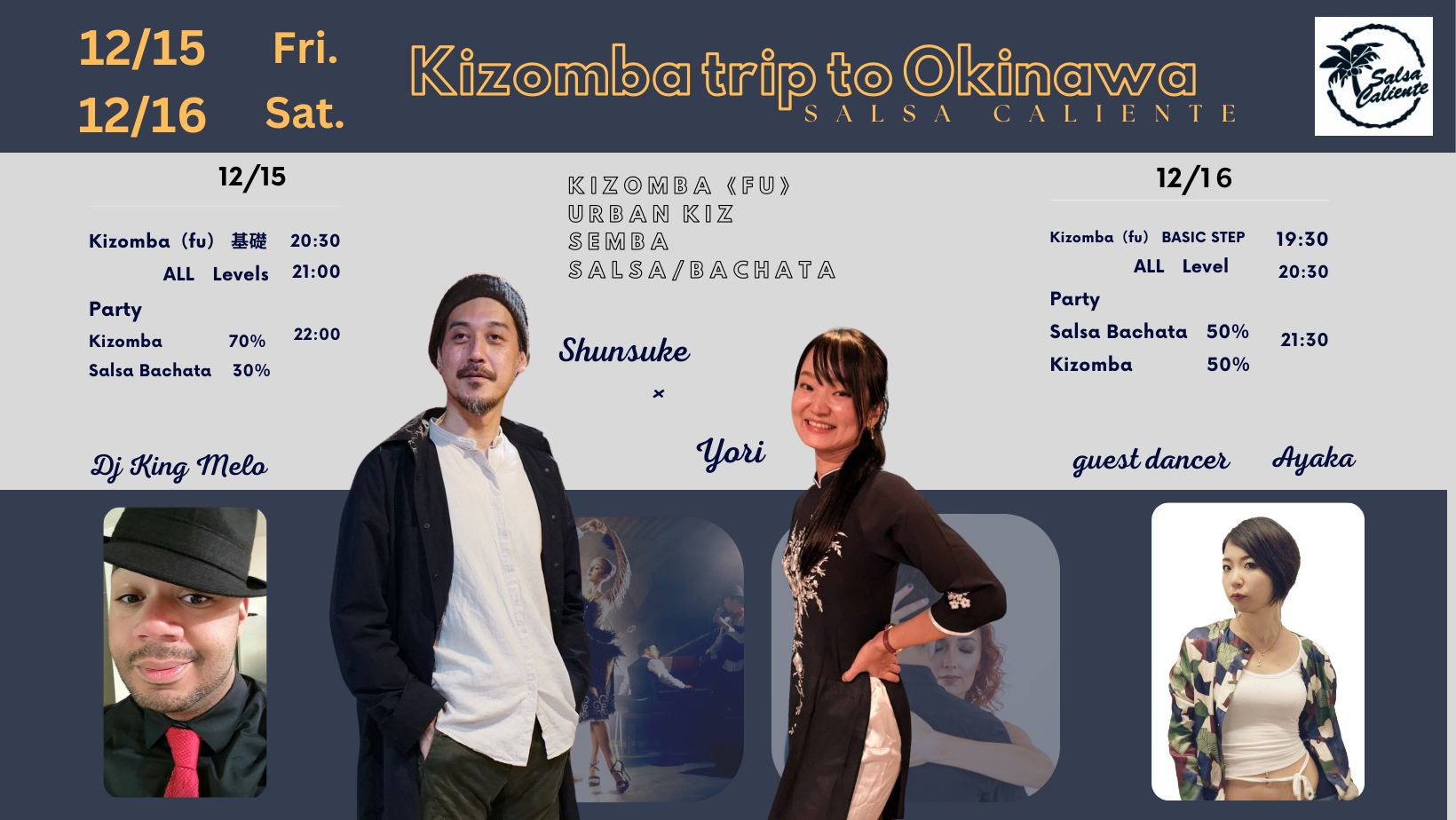 Kizomba trip to Okinawa Salsa Caliente