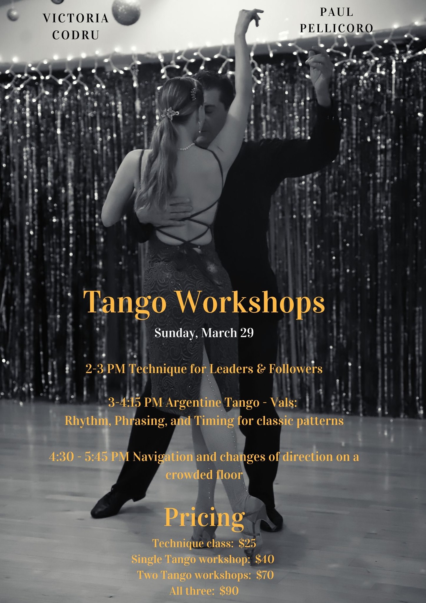 Argentine Tango Workshops