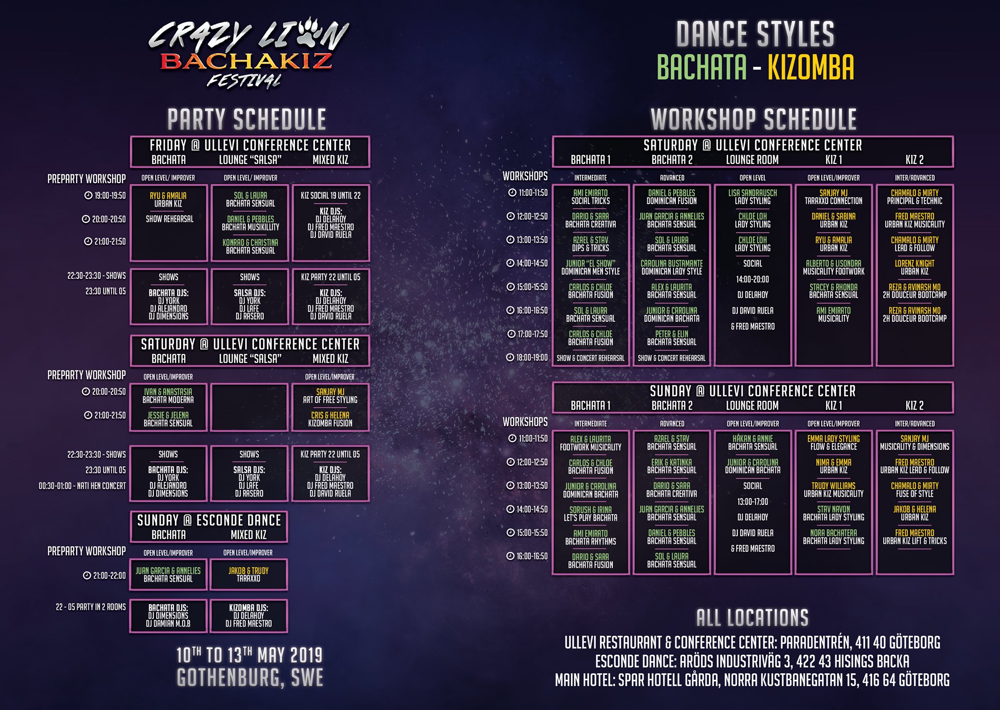Crazy Lion BachaKiz Festival 2019, 3rd edt - Official Event