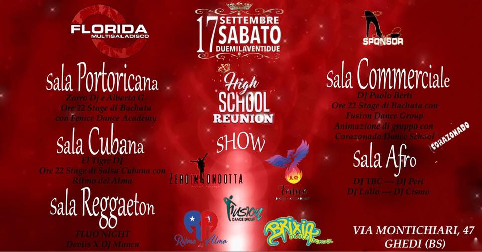 Florida Latino High School Reunion Inaugurazione Stagione 2022 2023