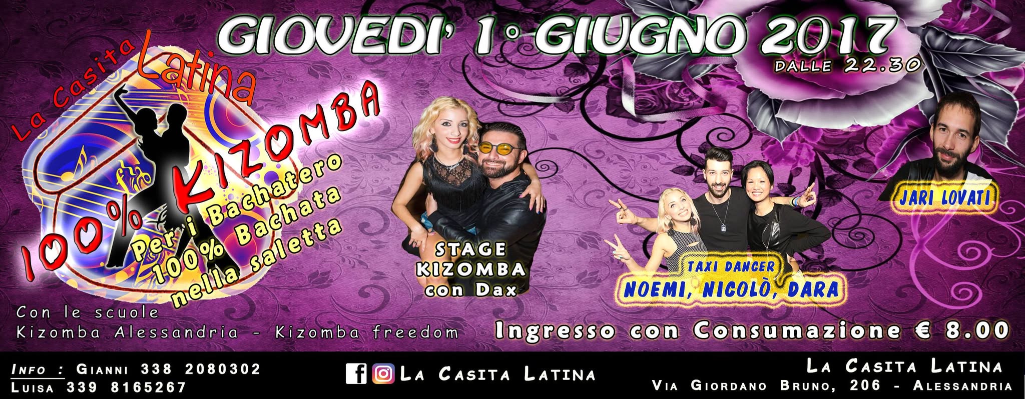 Giovedì 100% Kizomba@La Casita Latina