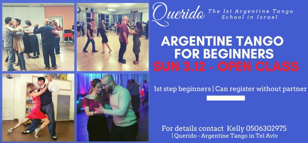 !!!Argentine tango - 1st step beginners course - Open class