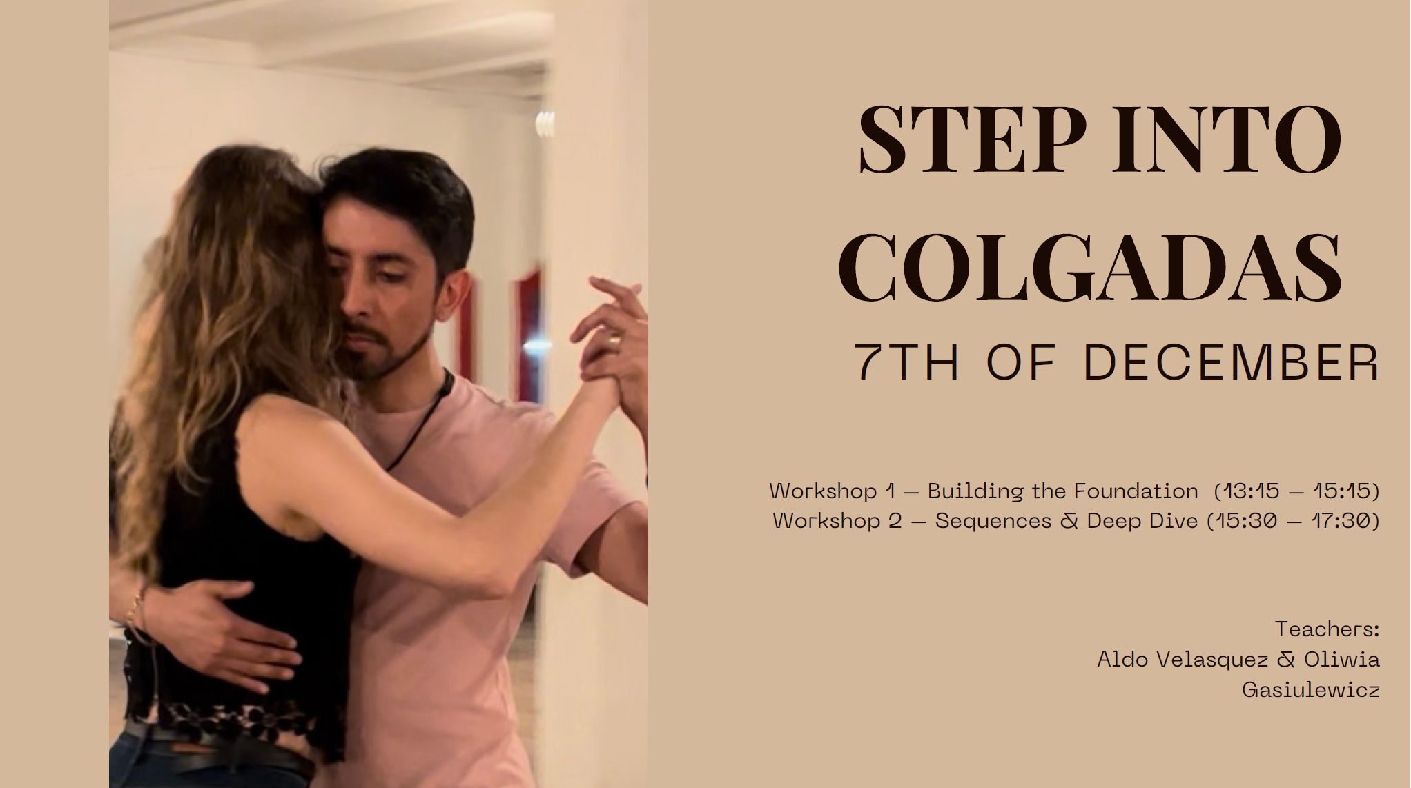 Workshops Step into Colgadas ππ₯
