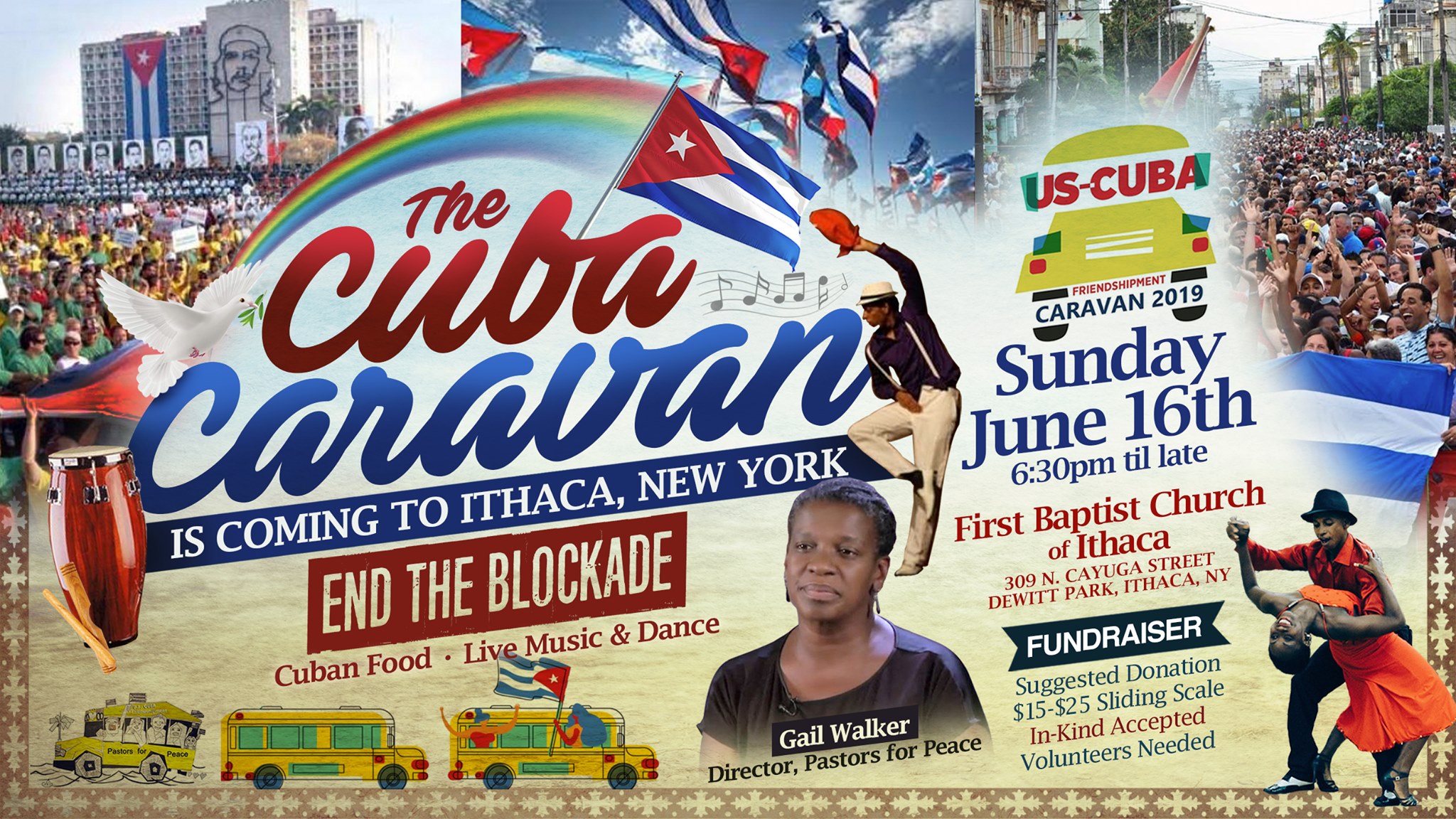 CUBA Caravan in Ithaca :: End the Blockade :: Food, Music, Dance