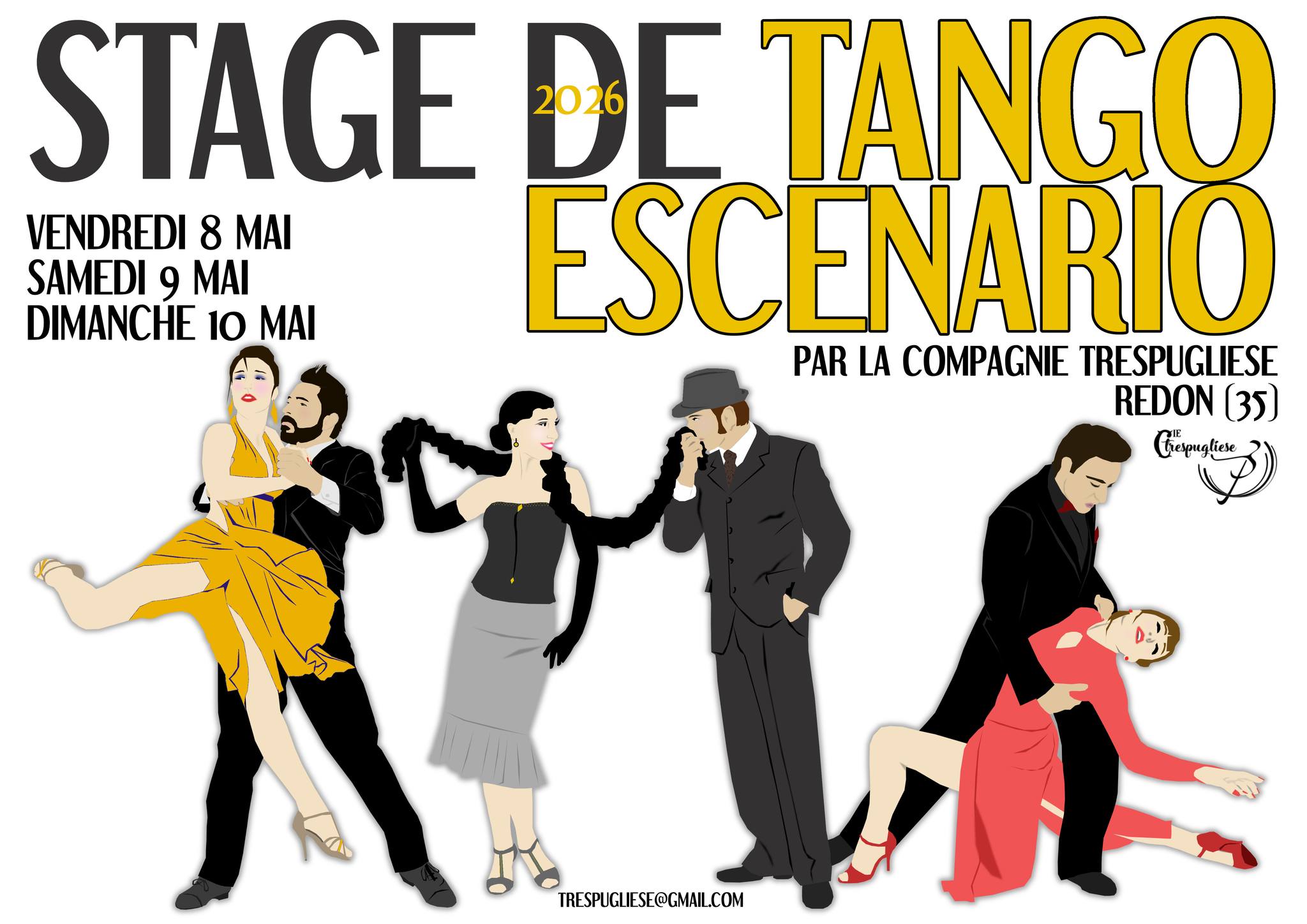 Stage de tango escenario