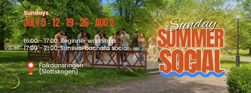 ☀️💃 Sunday Summer Social Bachata in the Park 🕺☀️