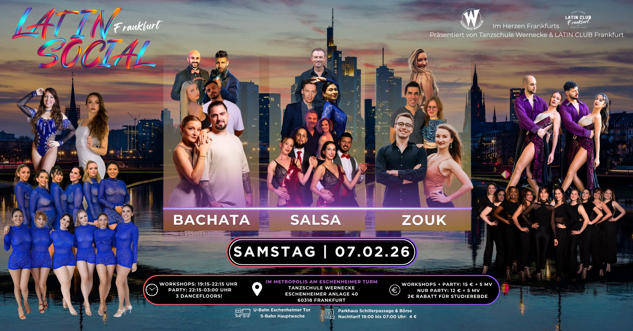 ★ LATIN SOCIAL Frankfurt ★ Bachata, Salsa & Zouk!