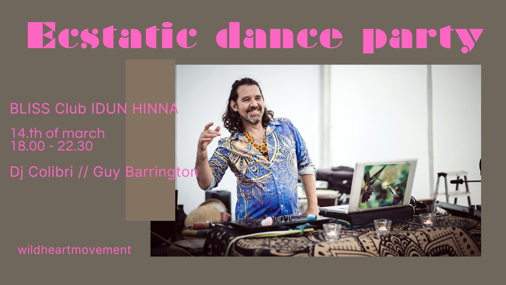 Ecstatic Dance Party Dj Colibi - Guy Barrington