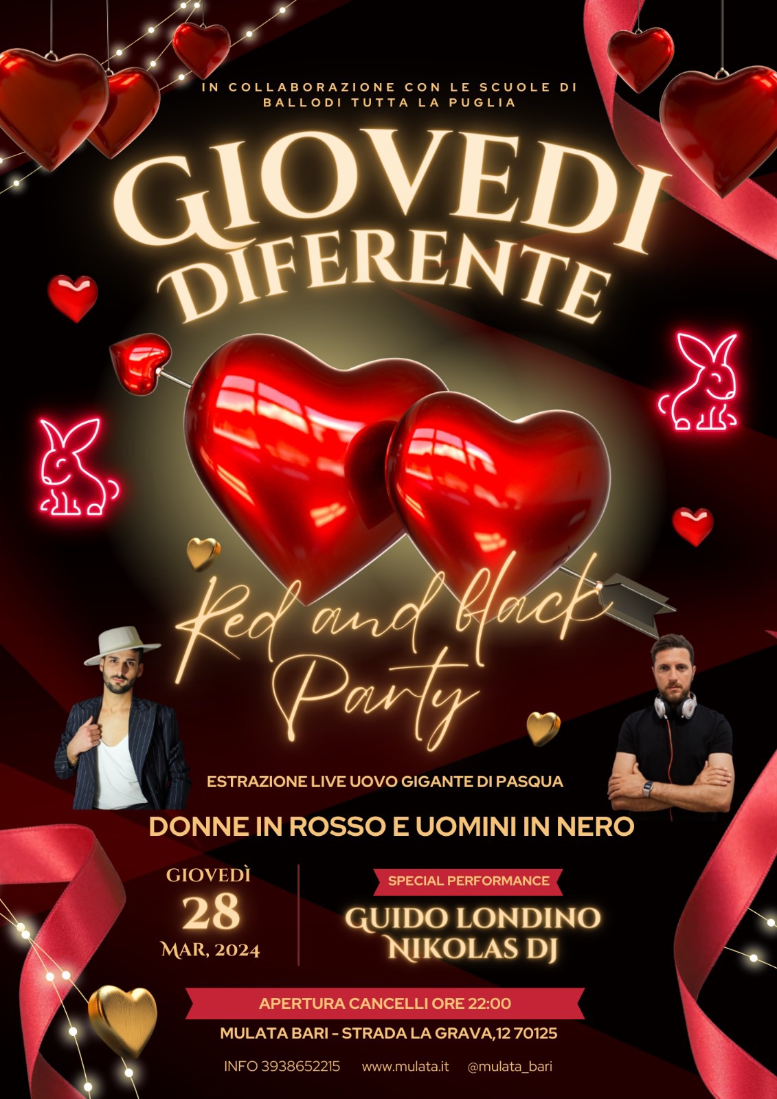 GIOVEDÌ DIFERENTE LATINO MULATABARI❤️🖤