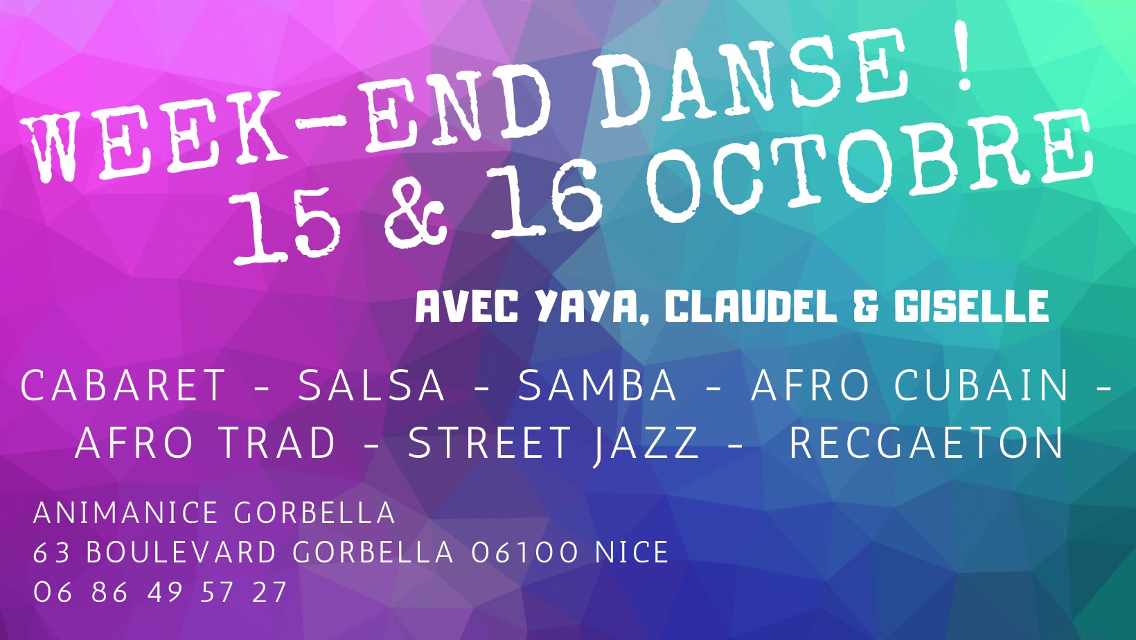 WEEK-END DANSE INTENSIF !