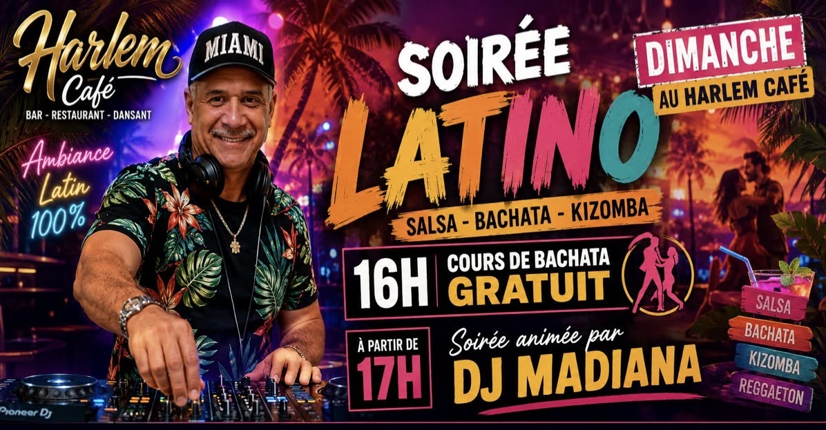 Dimanche LATINO au Harlem Café