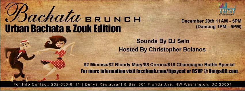 BACHATA BRUNCH: Urban Bachata & Zouk Edition at Dunya