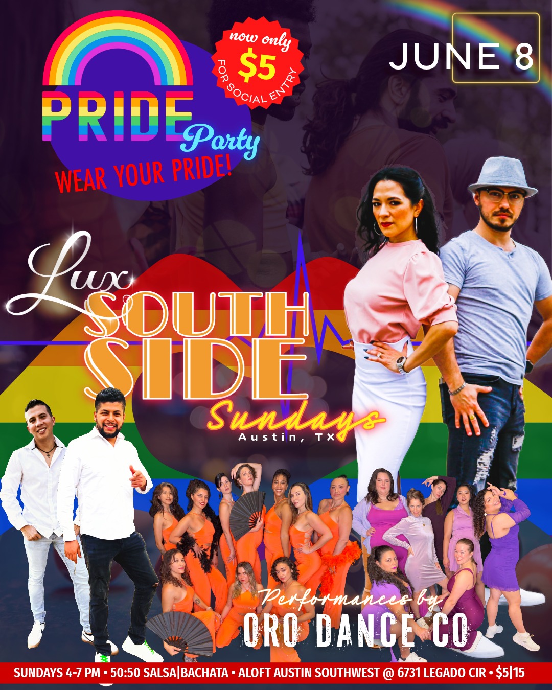 🌈 Southside Sundays: Pride Party Edition June 8, 2025 🌈