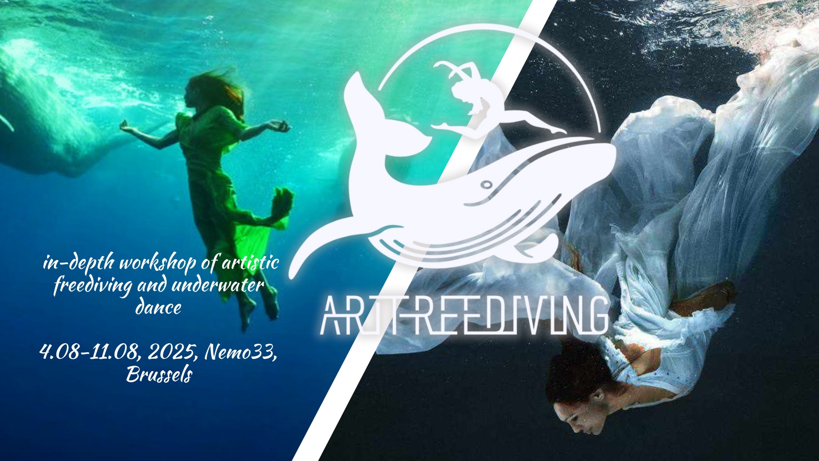 In-depth workshop of artistic freediving and underwater dance
