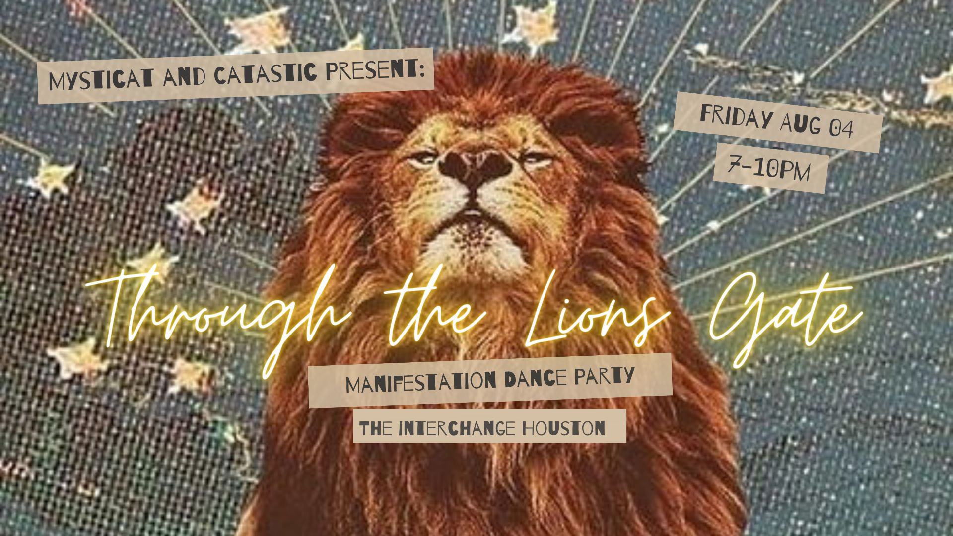 Ecstatic Dance Party in Honor of Leo Season and the Lions Gate Portal