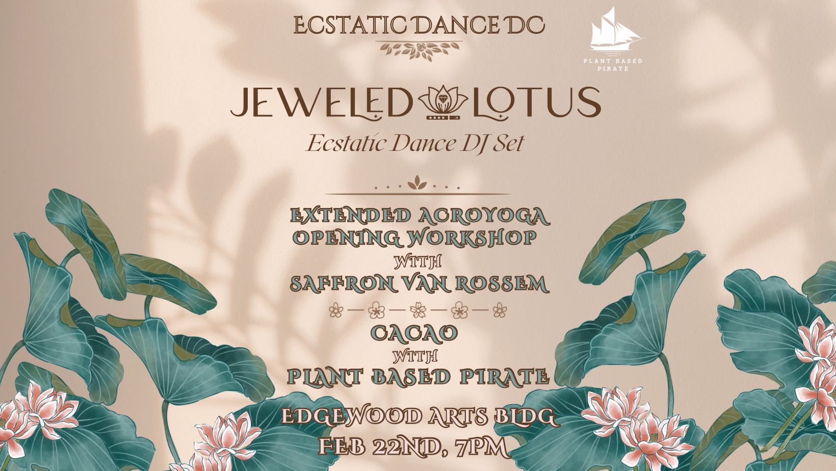 Ecstatic Dance with Jeweled Lotus 🪷 (& Extended Acroyoga Playshop)