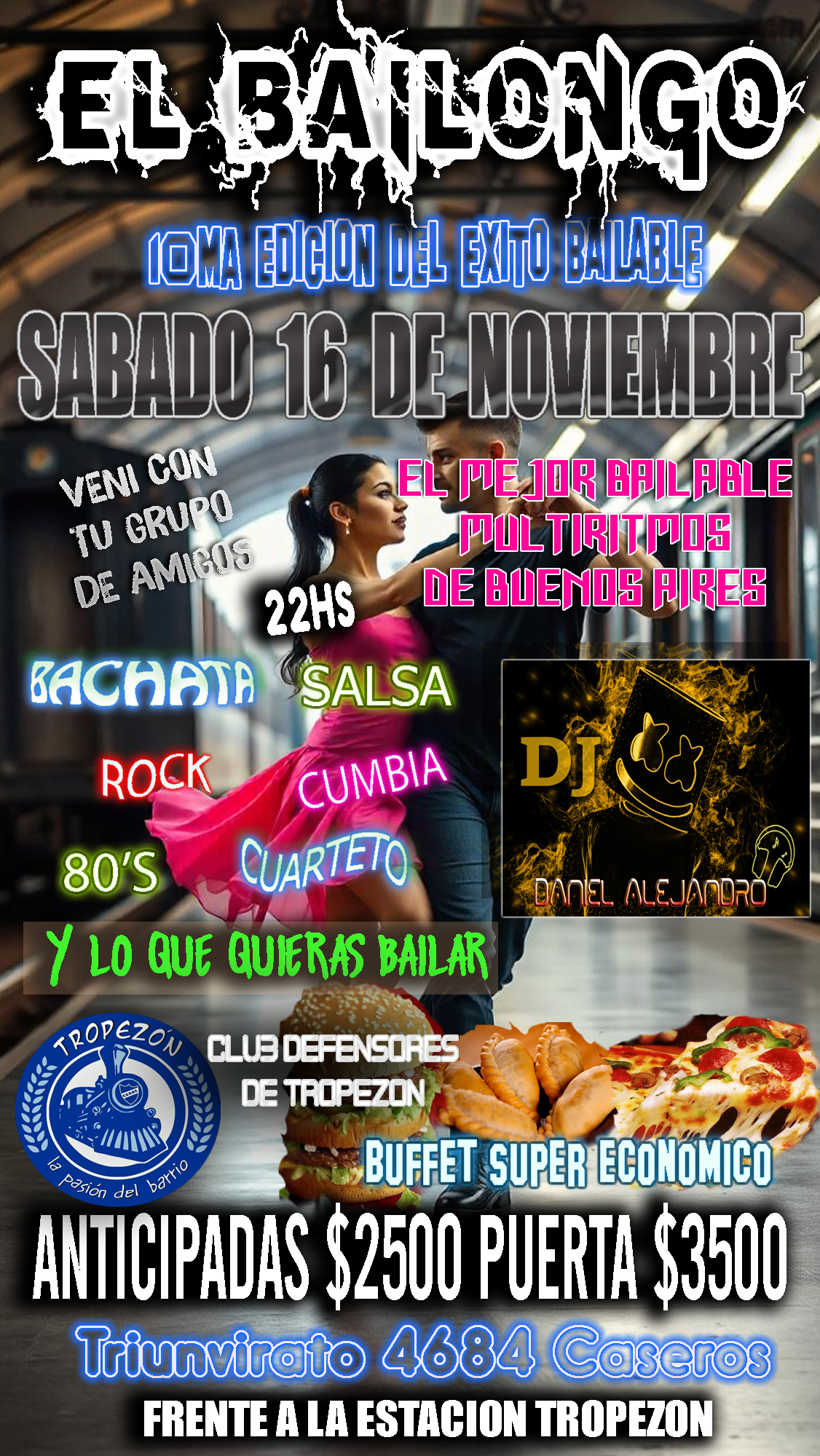 EL BAILONGO El mejor bailable multiritmos