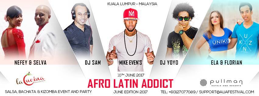 AfroLatin Addict 2017 June Edition ft Mike Even's, Florian & Ela