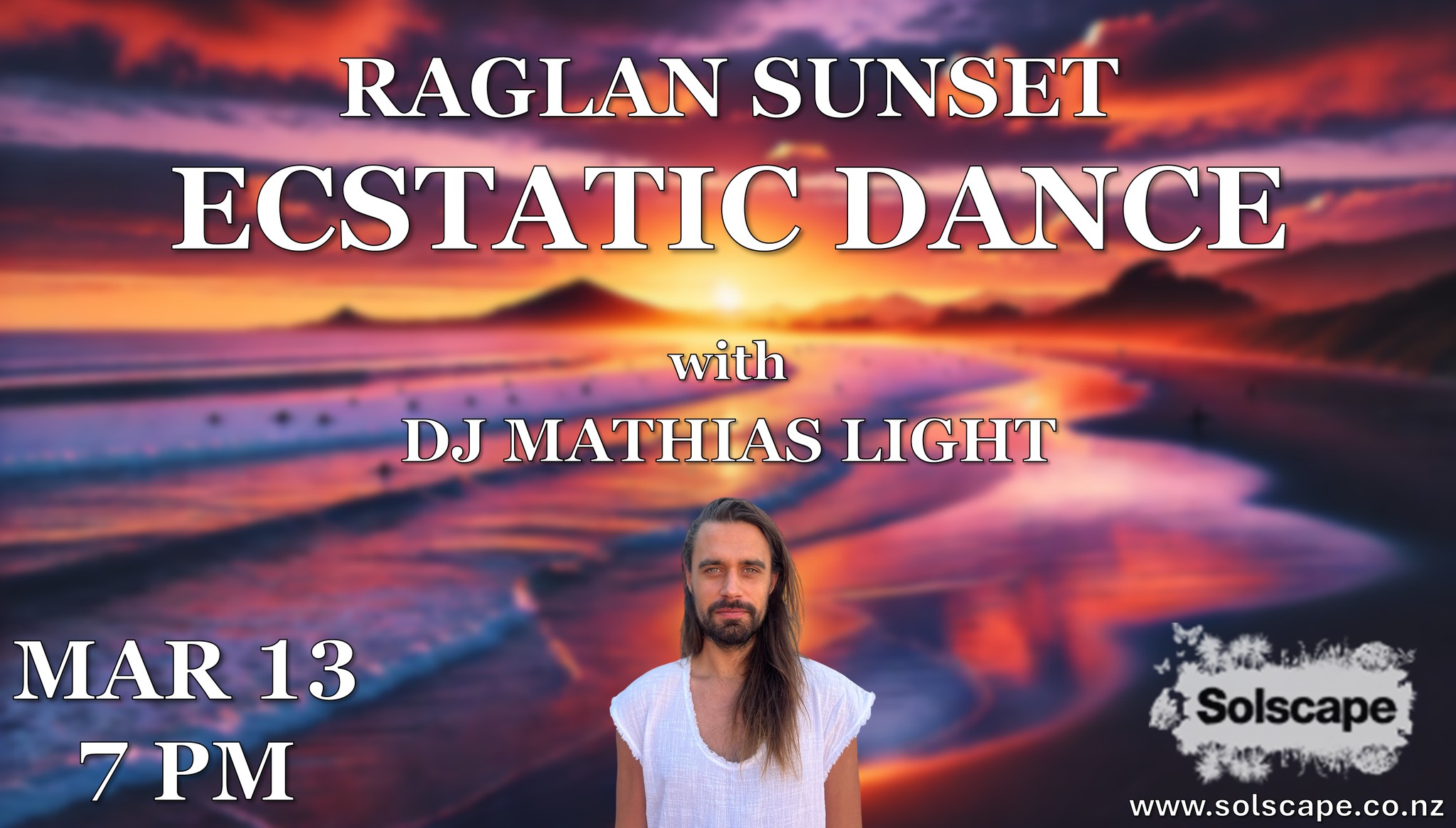 Sunset Ecstatic Dance Raglan